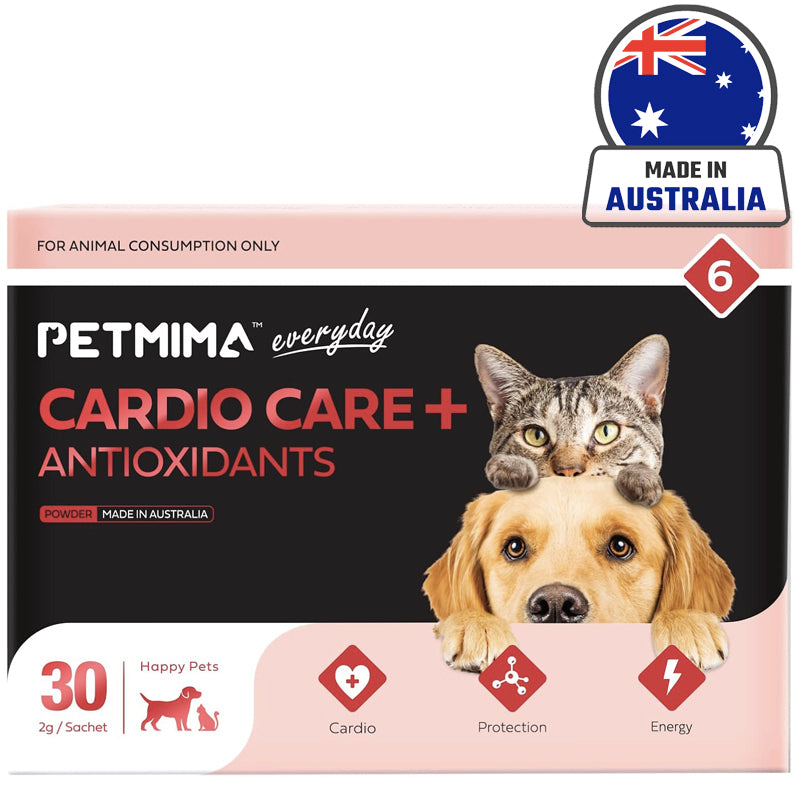 Petmima Cardio Care + Antioxidants Reduce Fatigue, Stimulate Energy Production, Australian Made