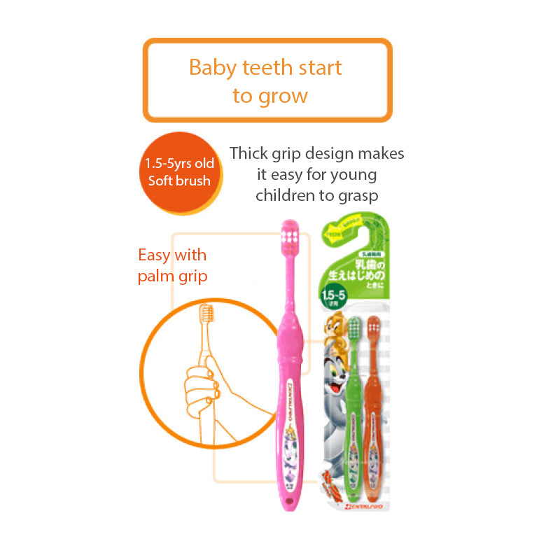 DENTALPRO - Disney Tom and Jerry Toothbrush 1.5-5 yrs old 2pcs